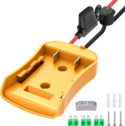 CHoiKWong 1 Packs Adapter for Dewalt 20V Battery Adapter for Power Wheel Battery