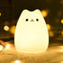 GoLine Cat Lamp, Cute Kitty Night Light, Gifts for Women Teen Girls