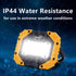 sunzone (2 Pack) Portable LED Work Light,AA Battery Powered Flood Lights,Super Bright Workshop Job Site Lighting