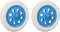 uxcell Shopping Cart Wheel Replacement 6.5 Inch Dia Rubber Foaming Light Blue