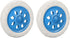 uxcell Shopping Cart Wheel Replacement 6.5 Inch Dia Rubber Foaming Light Blue