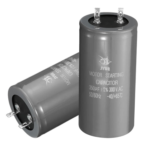 PATIKIL 350uf 300V Motor Start Capacitor, 50/60Hz CD60 for Air Conditioners, Electric Motor Starting