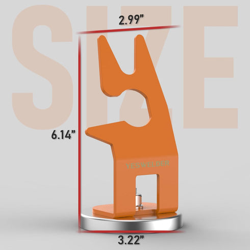 YESWELDER Magnetic TIG Welding Torch Holder Support Stand for TIG Torch with Strong Magnet Base