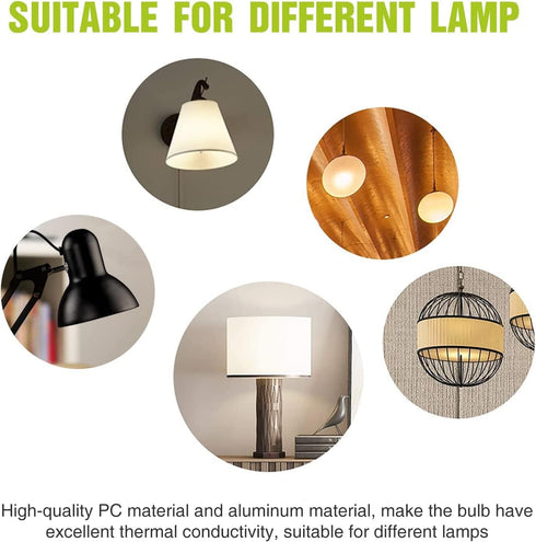 Neporal A19 Rechargeable Light Bulbs, 60 Watt Equivalent, Emergency Light Bulb, Daylight