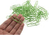 HAHIYO Large Green Paper Clips, 2 Inches Vinyl Coated, Sturdy for Bookmarking, Organizing Home Office, 80 Pack
