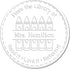Hybrid Outline Crayons Customized Teacher Library Seal - Teacher Gift Stamp for