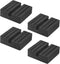 M METERXITY 4-Pack Floor Jack Rubber Pad, 3 Inch Universal Rail Pinch