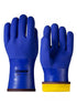 LANON Heavy Duty PVC Coated Cold Proof Gloves, Waterproof Warm Work Gloves, XL
