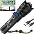 taoquwe Flashlights High Lumens LED Rechargeable, 99,000 Lumen Super Bright Flashlight High