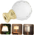 WHAMVOX Crystal Lamp Finial Cap Knob Modern Design for Table Floor Lamps Easy Installation
