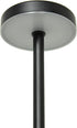 LD1083-BLK 12.75" Dimming 4-Way Simple Designs Mushroom Magic Disc & Rechargeable Cordless Touch Sensor Stick Desk
