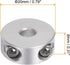 2pcs Double Split Shaft Collar for 6mm Shaft Set Screw Clamp-On Collars, 20mm OD, 8mm Width, for Stoppers, Position, Hold Timing Pulleys, Machine Tools, Industry, Anodization