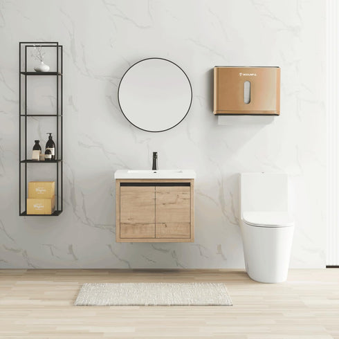 Commercial Adhesive Paper Towel Holder for Bathroom: Multifold/Trifold/C Fold Paper Towel Dispenser for Compact Toilet