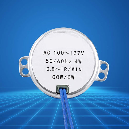 AUNMAS Electric Synchron Motor AC, Electric Fireplace Motor Replacement 50b Motor 100 127V 50/60Hz