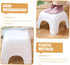 Stackable Pink Footstool for Kids - Safe and Stylish Vanity Stool