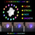12-inch 16 4 LED Star Sign Night Light, Fun & Cute Stars Mood Lamp for Kids, RGB Colors & Modes, Rechargeable