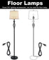 Lamp Rewire Kit, 12 Foot Matching Cord, 3 Way Socket and Essential Hardware, DIY Light Making Kit for Table and Floor