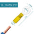 60 PCS Heat Shrink Wire Connectors, 12-10 AWG Ring Terminals for Automotive Marine by Housun