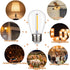 S14 Bulbs, 1W S14 Bulbs, E26 Bulbs, 2200K 70LM Non-Dimmable 15 Pack Replacement LED Light Shatterproof & Waterproof LED
