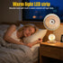 DONGKER Daisy Decor Night Light,Dandelions Crystal Ball Light with Wooden Base & Resin Cover for Valentine's Day