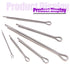 110Pcs 304 Stainless Steel Cotter Pin Clip Key Fastener Assortment Kit for Automotive Mechanics & Small Engine Repair