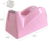 Desktop Office Tape Dispenser – Cute Tape Dispenser for Office, Home&School, Perfect Companion for Desk, Featuring Antiskid Base Design - Macaron Pink by SHOIKOM