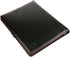 H&S A4 Portfolio Folder with Ring Binder Mechanism, Faux Leather Business Padfolio, Black Conference Organizer