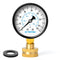 MEANLIN MEASURE 0-150psi Water Pressure Gauge, 3/4" Female 2.5" Face Dial with Sealing Ring