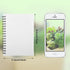 Zonon Sublimation Notebooks A5 Spiral Notebooks Hardcover DIY Notebooks Writing Paper Notebooks for School Office Home Travel Supplies, 60 Pages (6 Pcs)