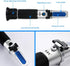 BOWONG 0-40%, 0-25%) Wine Refractometer, Hand Held Brix/Alcohol Refractometer with ATC for Wine Making Homebrew Kit