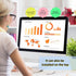 ZXZCTTC 2Pack (Left and Right) Computer Monitor Side Transparent Acrylic Sticky Note Message and Memo Board, Suitable