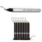 AFA Tooling Deburring Tool with 11 High Speed Steel Swivel Blades for Metal, Resin, PVC, Copper, Plastic Edges