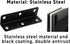 STFRBTH 4PCS 3 Inch L Brackets, Corner Brace for Shelf Support, Black Metal Angle Brackets with Mounting Screws
