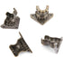 4Pcs Walfront Furniture Legs Antique Jewelry Chest Meuble Wood Box Decorative Feet Leg Corner Protector Metal Furniture