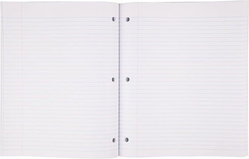 Mintra Wireless Notebook 3pk - 80 Sheets - College Ruled (Black, Blue, Red) by Mintra