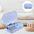 STOBOK Mini Hand Tool Box Set, Tiny Stapler, Heavy-Duty Staplers, Tape Dispenser, Hole Puncher for Student Stationery