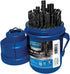 Century Drill & Tool 24538 Pro Grade Reduced Shank Black Oxide Drill Set, 29 Piece