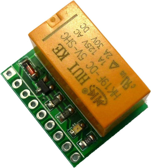 KXYIAKUFA 1PCS 5V 12V Aircraft(12V DC DPDT Signal Relay Module Dual selector Switch Board for LED MCU Motor Toy car