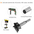 Tungsten Carbide Forstner Drill Bit 52mm (2-1/16") Opener Cutter for Hinge Hole Drilling Woodworking (Black)
