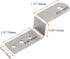 BokWin 15 Bracket,3.74 Inchx0.63 Inch Pcs Z Mounting Iron Right Angle Corner Bracket with Screws for Shelf Picture