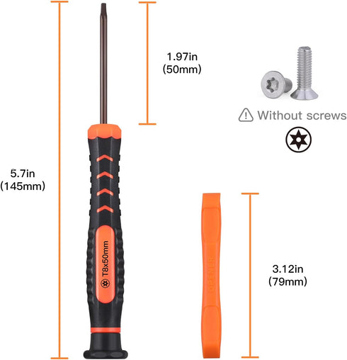 T8/P5/Y00/T5/T6/T9/T15 PS3/4/5, JOREST Single Precision Screwdriver, Torx Security with a Spudger, Tool for Switch
