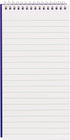 Blueline Reporter Notebook / Note Pad, 4 x 8 inches, 160 Pages / 80 Sheets (AT8B)
