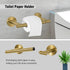 AGKXHDEC 5-Piece Set, Set Set 2 Towel Racks for Bathroom, Stainless Steel Bathroom Accessories Bathroom Towel Holder