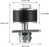 1-5/8" Unistrut Trolley Limit Hardware, U Bracket, Garage Door Rollers, Hoist Trolley, Beam Trolleys 2 Pack