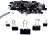 DSTELIN Binder Clips, 120 Count Assorted Sizes (Black) - Large, Medium, Small, X Small, Micro