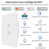 2 120V 1 Jinvoo WiFi Wall Light Touch Panel Switch, Way, Remote Control by Smart Phone,No Hub Required, Compatible