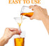 Packaging 102pcs (100 100ml 2 OSALADI Stand-up Spout Pouches for Beverage Bag, X Soy Milk Flasks with Small Funnels)