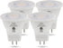 Beispiel MR11 Gu4.0 Bi-pin LED Light Bulb 4W 12VAC/DC Warm White for Outdoor Landscape Lighting, Pack of 4