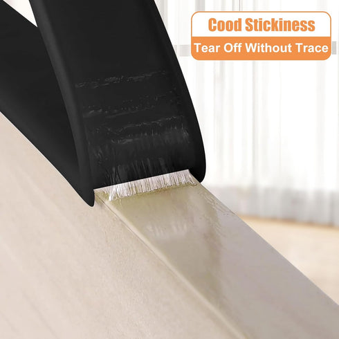 U Shape Edge Banding, Soft Self Adhesive Veneer Trim 16.4Ft for Countertop, Cabinets, Table, Furniture Protection
