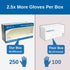 250 4 HCS Nitrile Gloves - Disposable, Latex-Free - (More Per Box) Sensitive Skin, Fentanyl & Chemo Protection